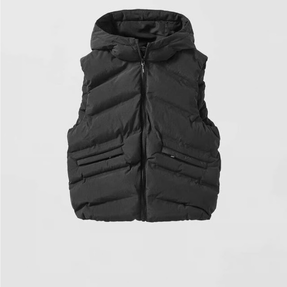 Zara Kids Black Puffer Vest - Never Worn